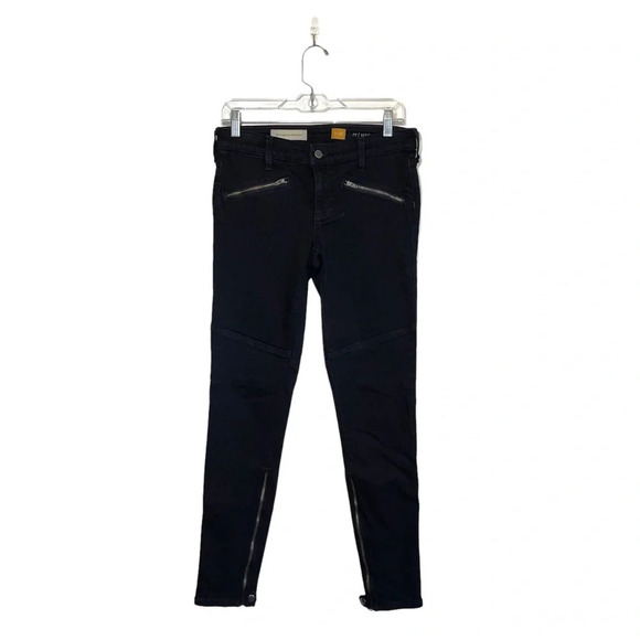 Pilcro and the Letterpress Serif Zipper Black Mid-rise Skinny Jeans 27 Women’s - Picture 15 of 15